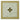 Square marble-effect PVC floor tile with gold frame, cream center, and black-gold diamond motif
