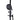 Black handheld shower head with flexible hose and wall-mounted mixer
