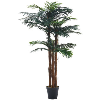 Artificial Palm Tree with Polyester Material and Bendable Stems Artificial Plants Living and Home 