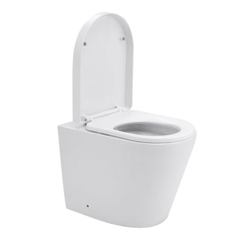 55cm D Wall Mounted Elongated Toilet Toilet Living and Home 