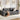 230CM Wide Dark Grey Linen Upholstered 3-Seater Sofa