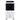 Freestanding air cooler and heater, close-up front grille and top digital display