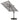 Grey 2.5m Cantilever Parasol with Base for Garden Parasols Living and Home 