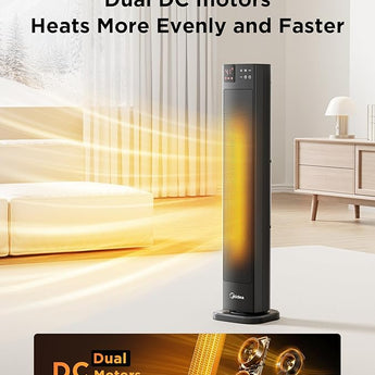 Comfee 2000W Electric Freestanding Tower Radiator Heater with Remote Control