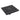 Black square shower head with grid of spray nozzles and central button panel