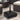 Black fillable patio umbrella base with wheels and center pole