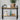 2-tier wall shelf with rustic wood shelves and black metal frame, floating style
