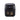 Black air fryer front view with digital screen, viewing window, and bronze-edged handle