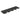 Black fish-scale asphalt shingle strips with rounded tab ends