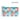 Hexagon vinyl flooring roll sample with teal, coral, and white hexagon tile pattern
