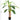 Lifelike Banana Artificial Tree 3 Trunk in Black Planter Artificial Flora Living and Home 