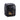 Black air fryer angled view with timer display and front basket opening handle