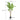Artificial green faux tree size diagram: 180cm height, 19cm pot width