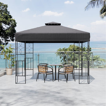 3x3m Steel Outdoor Pergola with Minimalist Design Living and Home 