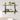 Two-tier floating shelf with wood shelves and black metal frame for home organization