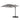 Grey 2.5m Cantilever Parasol with Base for Garden Parasols Living and Home 