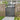 90 x 120 cm fence gate in gray timber, double horizontal rails and lock hardware