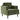 Mid Century Green Chenille Single Sofa Armchair Nordic Wooden Frame