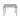 Wall-mounted canopy gazebo roof frame with clear polycarbonate panels on dark legs