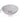 Light grey round ceramic basin, 39.5 cm diameter and 4.5 cm drain opening