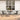 Outdoor Round Dining Set Tempered Glass Table and Rattan Chairs GARDEN DINING SETS