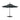 Double cantilever garden parasol with dark canopy, central pole, and square base