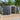 Steel Garden Storage Shed with Gable Roof Top and Firewood Storage