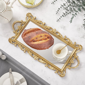 Mirror Base Serving Tray