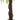 Artificial willow tree trunk close-up with brown stems and hanging green leaves
