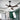 Ceiling fan with LED light and remote control, black housing, wood-toned five blades