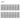 Grey stair tread mat pieces, 14-piece set, rectangular non-slip carpet