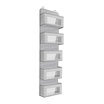 5 Pockets Over the Door Non Woven Fabric Organizer