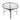 Garden Ripple Round Table With Umbrella Hole Or 4/6 Stacking Chairs GARDEN DINING SETS   Only Brown Table 