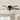 Ceiling fan with light: black housing and 4 dark wood blades with glass lamp shades