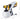 Electric HVLP paint sprayer dimensions shown: 30cm length, compact handheld unit with cup