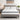 Single pocket spring hybrid mattress with white quilted dotted top and black edge