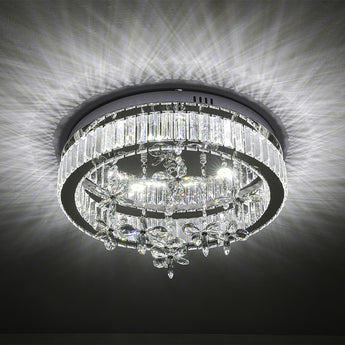 50cm D Round Crystal Celling Light with Crystal Pendant