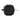 Air fryer top panel view, black round lid with small indicator near edge