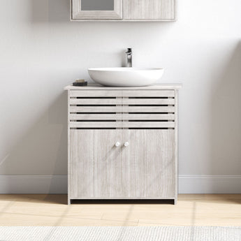 61cm H Wooden Double Door Under-Sink Cabinet