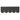 Black fish-scale asphalt shingle strip with semicircle tabs