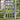 Wooden garden gate frame with diagonal lattice panel and vertical slats, grey