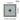 Marble-style peel-and-stick PVC floor tile size view, green frame with gray center