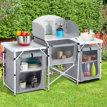 Garden Portable Camping Kitchen Stand Unit