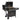 5-burner gas grill with side burner, lid open showing cooking grates and burners