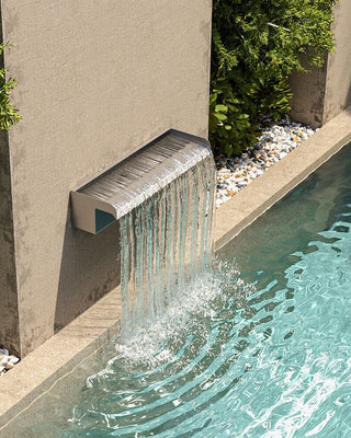 40cm Back Entry Stainless Steel Water Blade Fountains Living and Home 