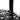 Black cast aluminum bistro table base and support legs with decorative scroll cutouts.