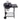 Round charcoal grill with side table, domed lid, thermometer on lid