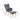 107cm Height Velvet Wingback Lounge Armchair and Footstool Wingback Chairs Living and Home 