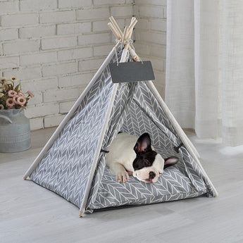 Cozy All-Season Pet Tent for Cats and Dogs - Gray Living and Home 