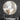 Gold-framed round bathroom mirror, wall-hanging circular glass